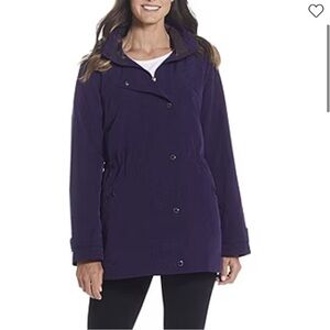 Gallery Purple Anorak Jacket Size L